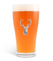 Set of 4 Elk Head Beer Glasses | Vagabond House | VHCB474EH-4
