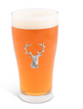 Set of 4 Elk Head Beer Glasses | Vagabond House | VHCB474EH-4
