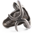 Pewter Steer Head Napkin Ring | Vagabond House | VHCW115R-1