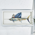 Handmade Swordfish Paper Collage Wall Art | TC52389