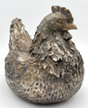 Gilded Hen Sculpture
