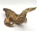 Gold Leaf Whale Sculpture