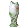 Dragonfly on Lotus Porcelain Vase | USIAP20004AA