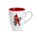 Cardinal and Holly Stoneware Mug | bsc2020200470