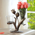 Tulip Double Budvase Holder | 34751