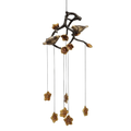 Lovebirds and Flowers Wind Chime | 34784 | SPI Home