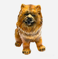 Chow Chow Ceramic Dog Sculpture | INTANI2357