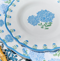 Set of 4 Melamine Hydrangea Salad/Dessert Plates | TC54598