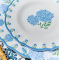 Set of 4 Melamine Hydrangea Dinner Plates | TC54597