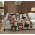 Wildlife Patch Quilted Throw Blanket | DUKDQT10089