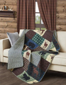 Wilderness Patch Quilted Throw Blanket | DUKDQT10079