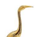 Set of 2 Crane Sculptures with Antiqued Gold Finish | TCVAL001-S2