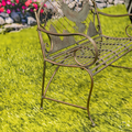 Eagle with Stars Iron Bench | ZLIZR220864-BZ