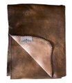 Faux Leather Throw Blanket "Wyoming" | CARG1158