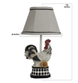 Checkers the Rooster Lamp | AHSL2567WHBK-UP1
