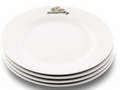 Bunny Rabbit Melamine Lunch Plates Set of Four