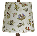Townsend Brown Candlestick Lamp with Beautiful Bird Shade | AHSL2390BN-U17