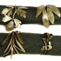 Herb Assortment Napkin Rings Set of 4  | Michael Michaud Table Art | TAnr9354ab