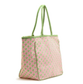 Floral Block Large Canvas Tote Bag | TC54503 | Two's Company