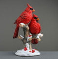 Cardinal Pair Perching on Snowy Branch | USIWU78358AA
