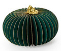Hand Painted Accordion Pumpkins with Gold Edges and Stems | TC82608