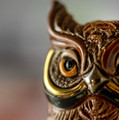 Screech Owl Ceramic Figurine | DERF262