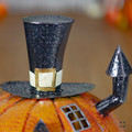 17" Tall Haunted Forest Metal Halloween Carriage & Candleholder | ZR190032