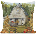 Fall Grateful Harvest Barn Indoor Outdoor Pillow | MCSW2521
