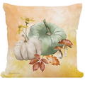 Watercolor Pumpkins Indoor Outdoor Pillow | MCAG2505