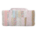 Handmade Large Paige Patchwork Floral Stripe Quilted Weekender Duffle Bag IMHQDB211