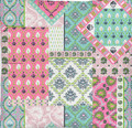 Handmade Laramie Patchwork Green Quilted Baby Blanket  | IMHLARAMIEPATCHWORKGREENBB