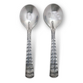 Feather Pewter Salad Servers | ACD219H11