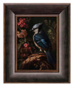 Limited Edition Blue Jay Among Flora Canvas "Elegance In Bloom" | WWD172828