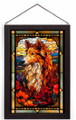 Rough Collie Stained Glass Art | WWD193333