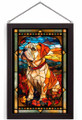English Bulldog Stained Glass Art | WWD193317