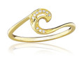 Diamond Mini-Wave Ring