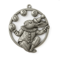 Arthur Court 2025 "Bunny Circus" Polished Pewter Ornament | ACD151X25 | Arthur Court
