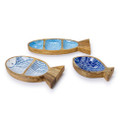 Shimmering Mango Wood Fish Tray | TC55110