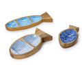 Shimmering Mango Wood Fish Tray | TC55110