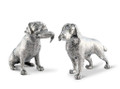 Pewter Hunting Dog Salt and Pepper Shakers | VHCB116H