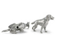 Pewter Hunting Dog Salt and Pepper Shakers | VHCB116H