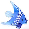 Blue Angel Fish Icon in Double Old Fashion Glass | TC55460