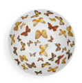 Hand Painted Butterfly Garden Centerpiece Bowl