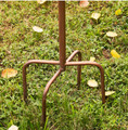 78.75" Tall Church Style Large Iron Birdhouse Stake with Copper Finish | ZLIZR180718