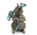 Bunny and Butterfly Garden Sculpture | SPI35766 