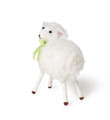 Flocked Sheep with Bow | TC82764