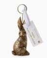 Golden Bunny Place Card / Photo Holder Set of 2