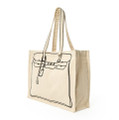 Tote de Luxe Cotton Canvas Tote with Sketch Bag Motif  | TC201247