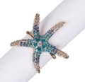 Jeweled Starfish Napkin Ring Set of 4 | GIIC47029203S4