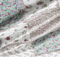 Blue with Roses Patchwork Quilt Set | DUKDQ24185